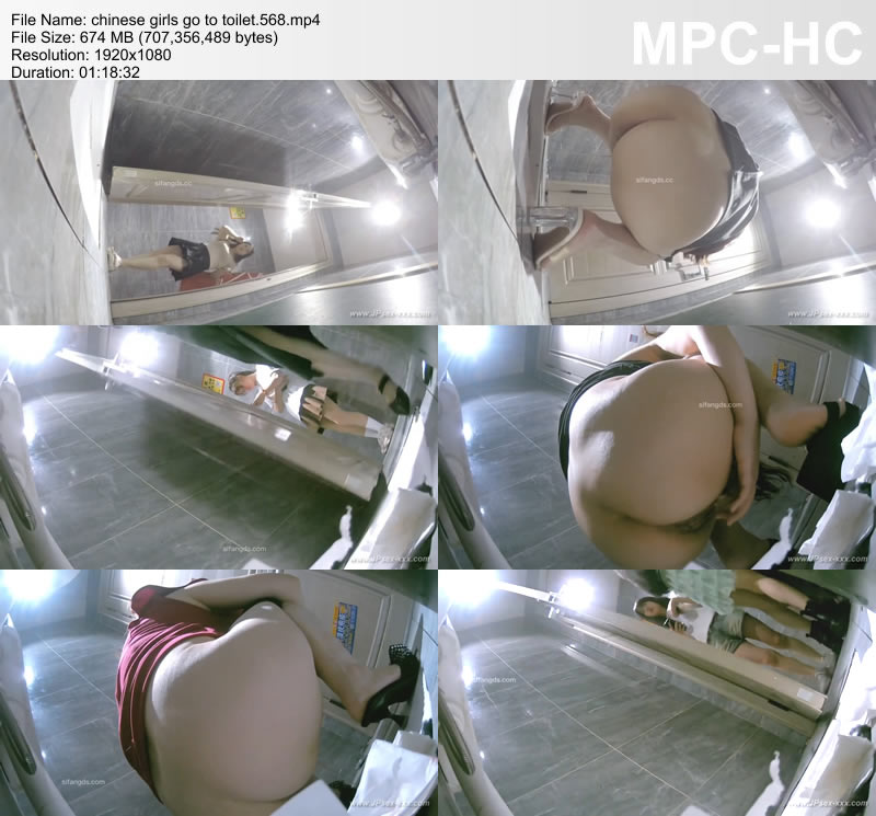 chinese girls go to toilet.568